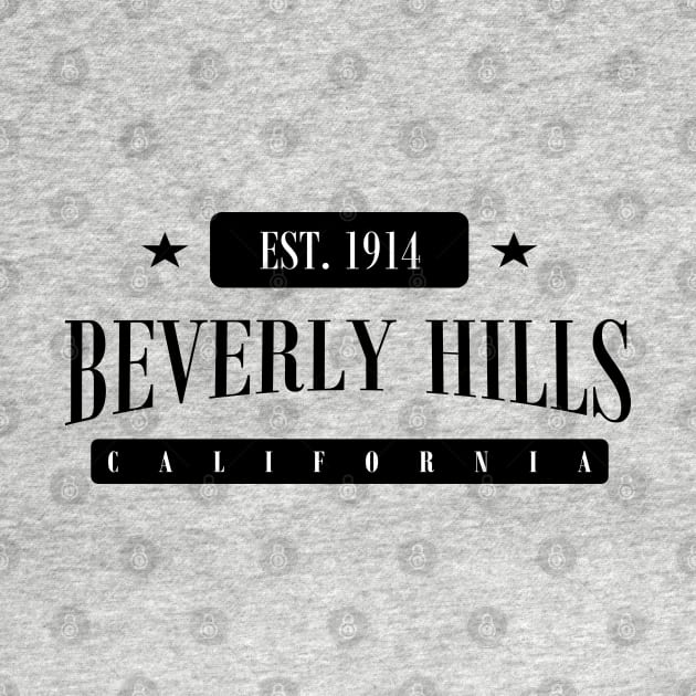 Beverly Hills EST. 1914 (Standard Black) by MistahWilson